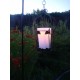 Hängende Kronen-Gartenlampe m. Blätter